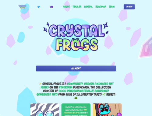 Crystal Frogs